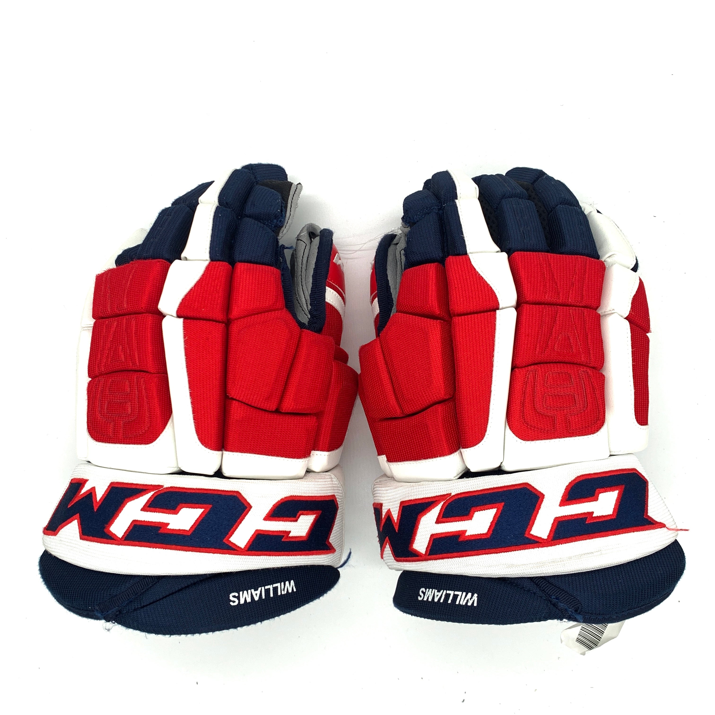 CCM HGCL - Gants d'occasion NHL Pro Stock - Capitals de Washington - Justin Williams (LNH)